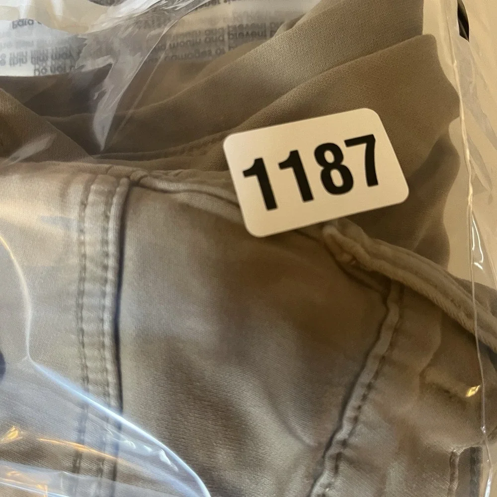 Banana Republic Pants Mens 34x30 Khaki Tan Chino Twill 5-Pocket Stretch 32x28 *